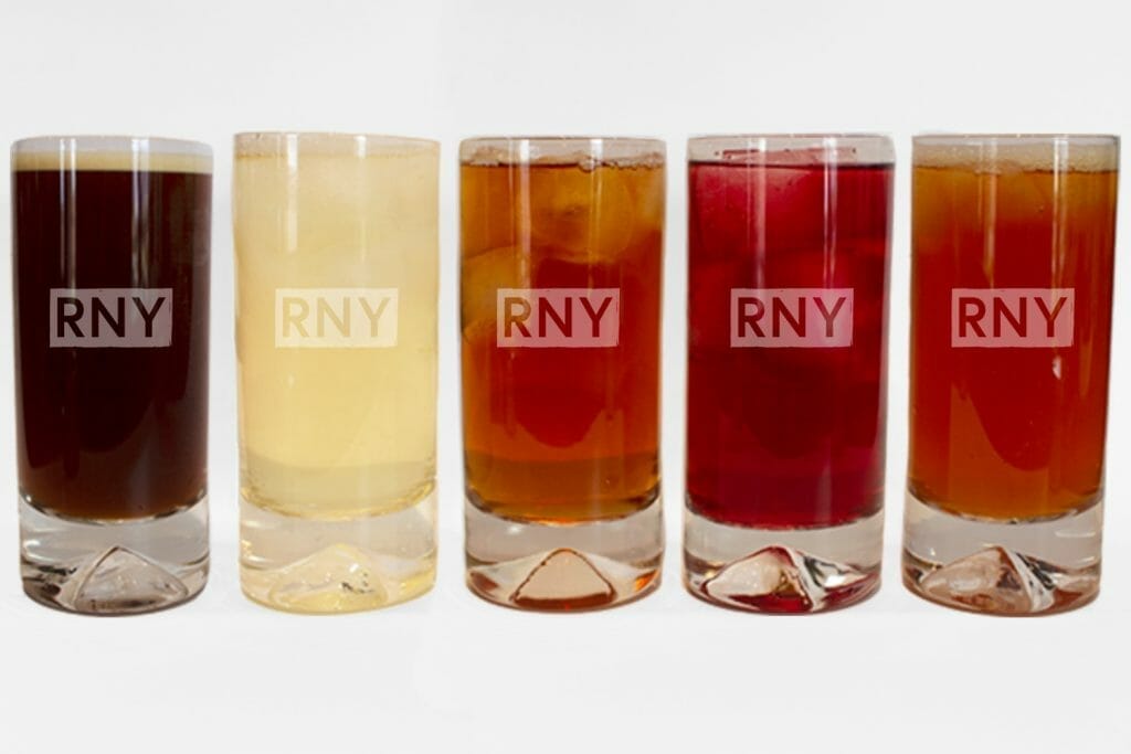 assortment of Royal New York cold brew specialty coffee and tea
