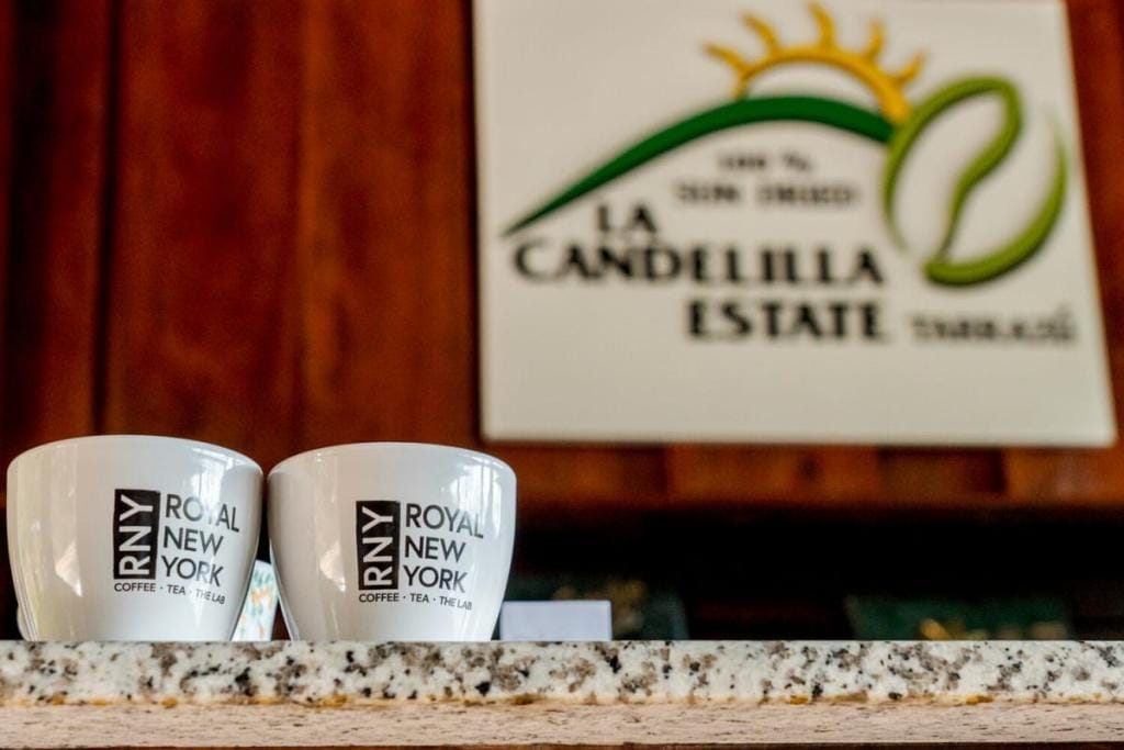 The specialty coffee roasting and cupping lab at La Candelilla Estate